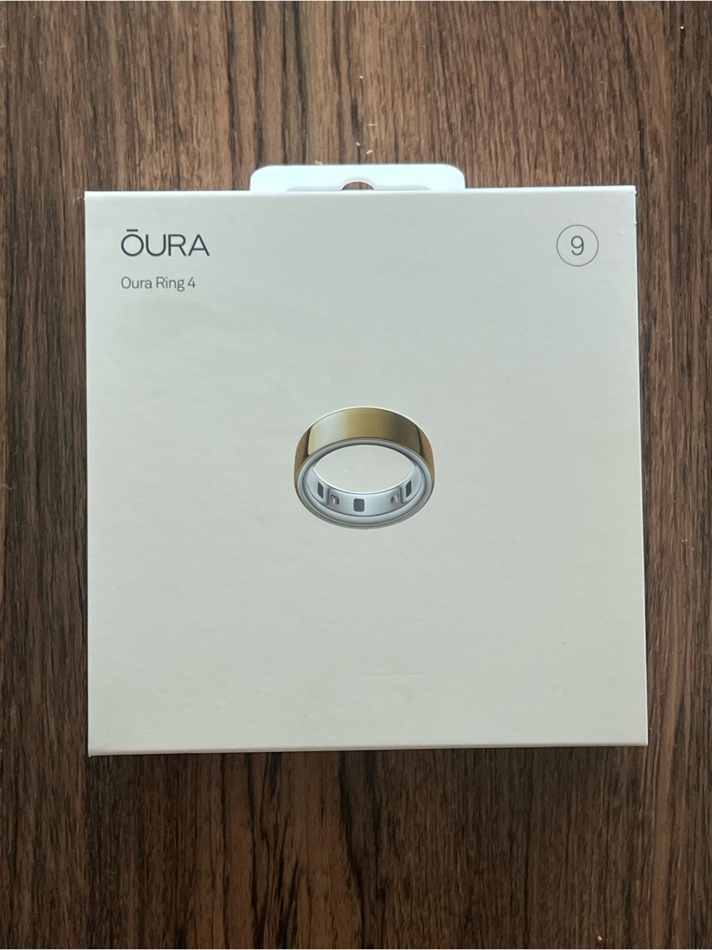 Oura Ring 4 Boxed Gold Packaging